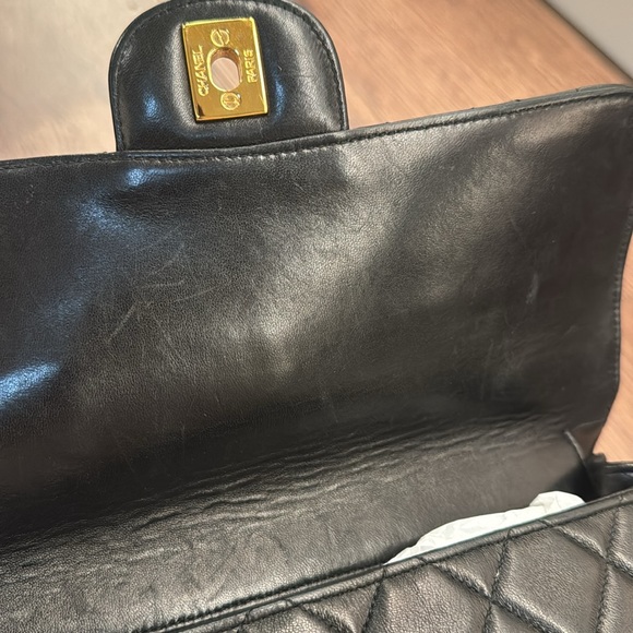 Vintage Chanel double-sided single flap bag 100% authentic - Picture 15 of 16